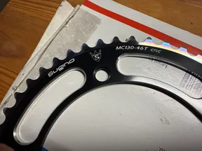 Sugino mc130-46t 130bcd 46t track chainring - image 2