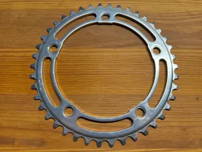 Single speed chainring 130 x 42t silver  - image 1