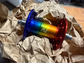 Phil rainbow anodized track hubs fixed 100/120 32h - image 3