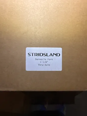 Stridsland Barnacle Fork 1-1/8 Thru-Axle Black