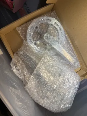 Rivendell silver tandem cranksets 170mm - image 2