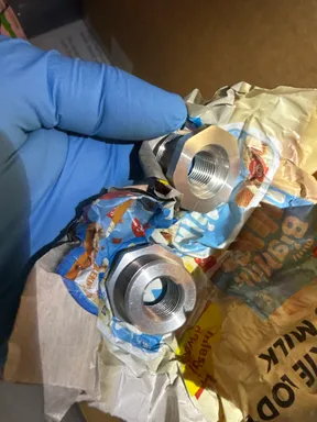 First gen Shimano Deore triple crankset square taper silver with pedal adapters - FC-DE30 48/40/30 - 165mm - image 5