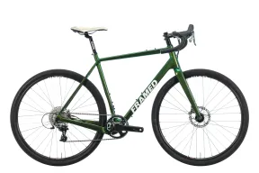52cm Framed Basswood (Carbonda 696) Carbon Gravel Frameset, Green