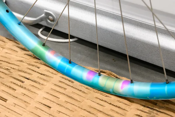 Velocity Blunt 35 650b Wheelset - Hope Pro 4 Hubs - Custom Ano - Image 6