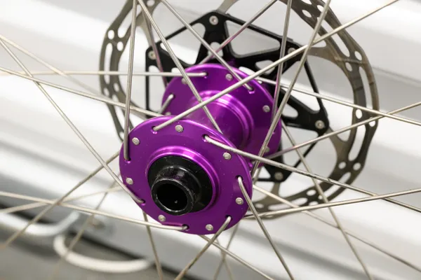 Velocity Blunt 35 650b Wheelset - Hope Pro 4 Hubs - Custom Ano - Image 9