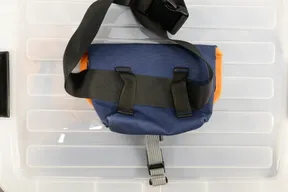 Dos Erre Messenger Hip Pack (Blue with Orange Trim) - image 2