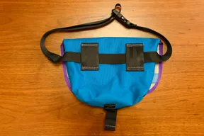 Bagaboo Messenger-Style Hip Bag, Teal with Purple Trim - image 2