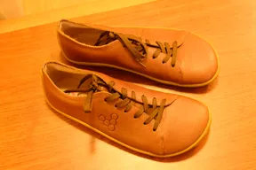 Vivobarefoot Leather Shoes, Brown, Size 43 - image 1