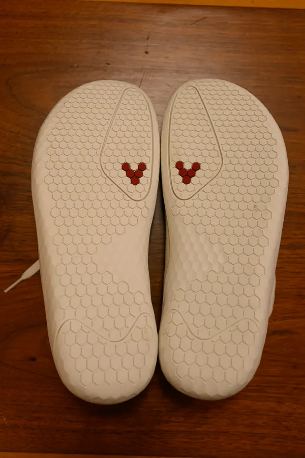 Vivobarefoot Leather Shoes, White, Size 43 - Image 4